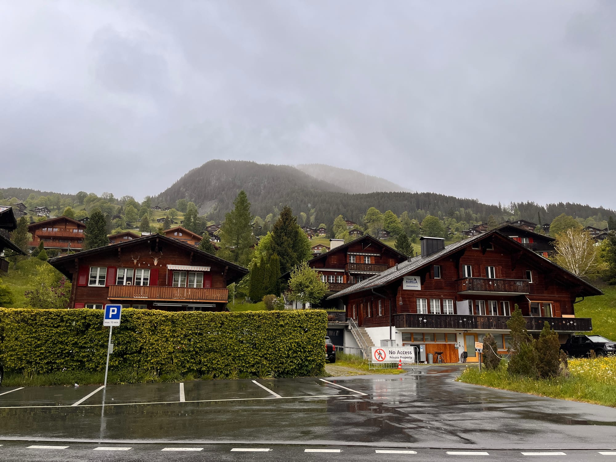 Funicular railway above Grindelwald