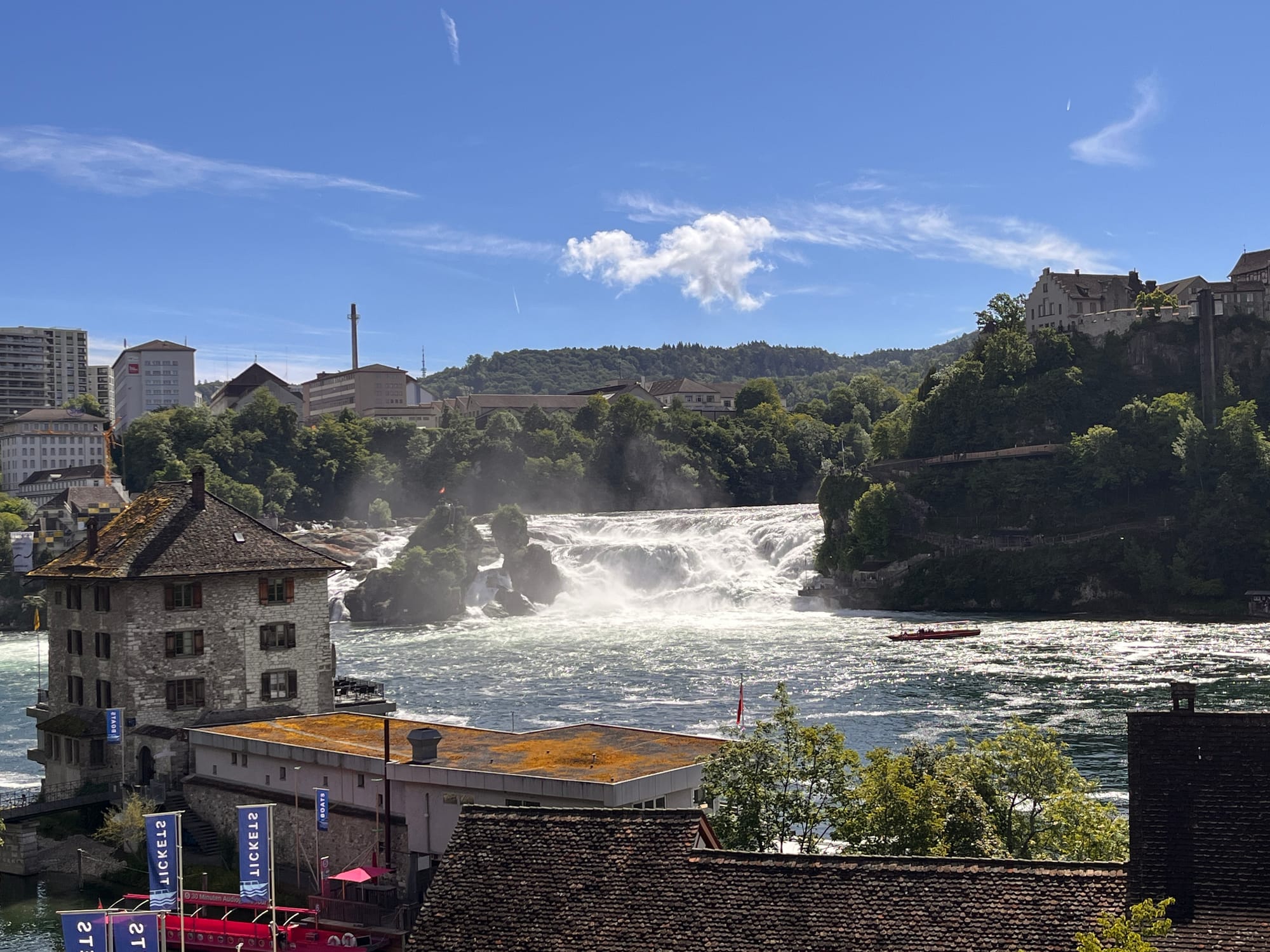 Towards the Rhine Falls