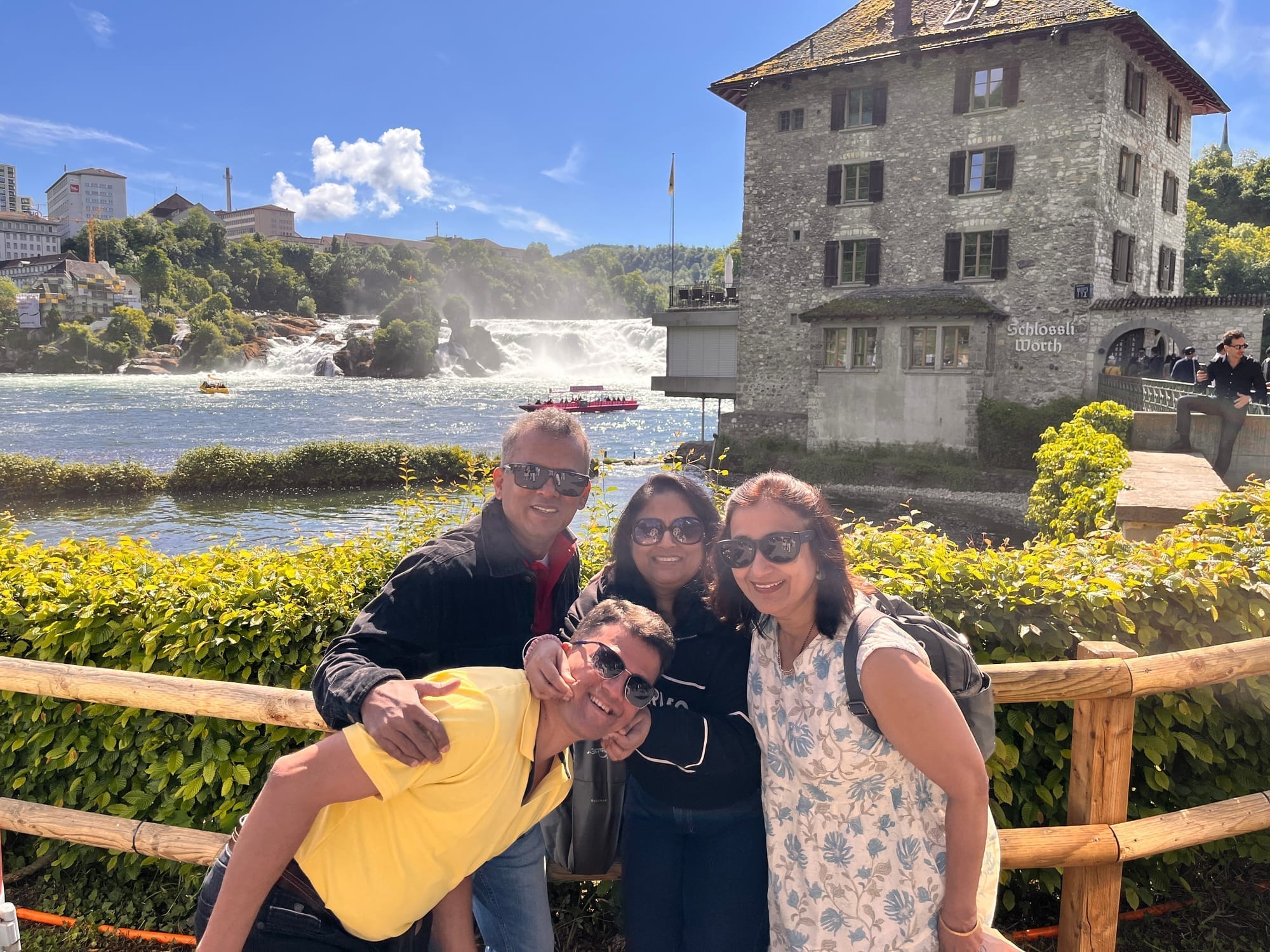 Lower platform of the Rheinfall